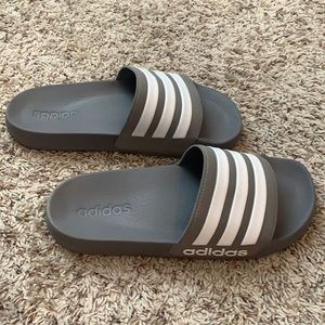 Adidas Grey Slides